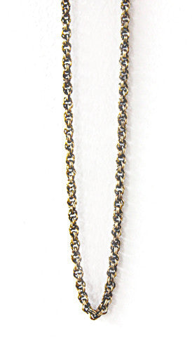 Victorian Brass Chain Necklace