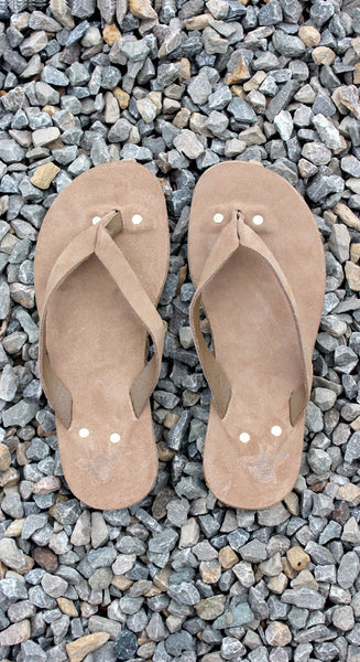 Sand Leather Flip Flops