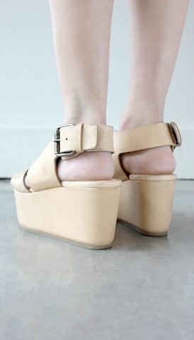 Leather Platform Sandal
