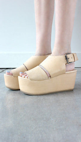 Leather Platform Sandal