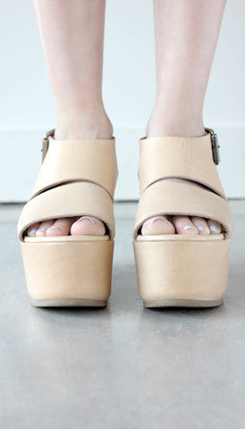 Leather Platform Sandal