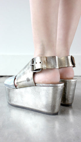 Leather Platform Sandal