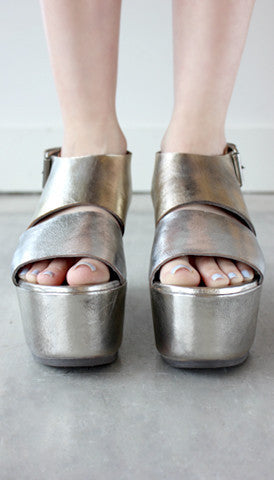 Leather Platform Sandal