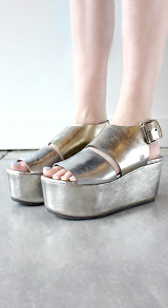 Leather Platform Sandal