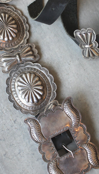 Silver Concho Belt