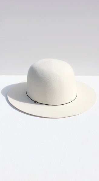 White Courchevel Hat